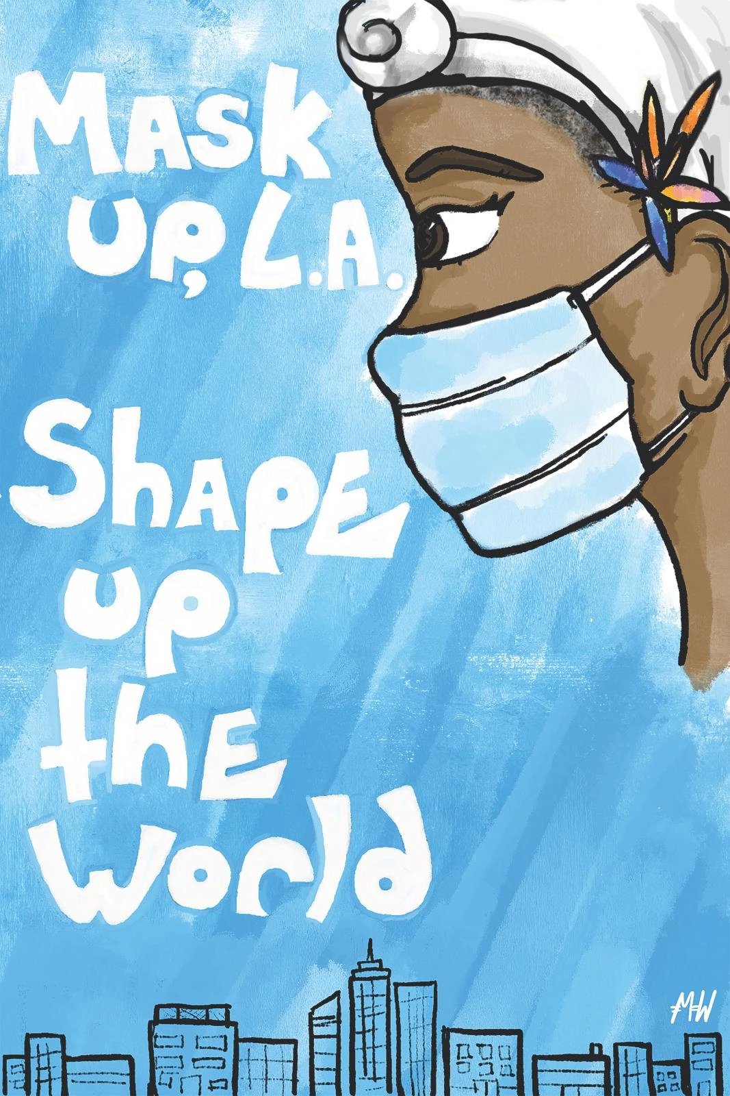 Mask up, LA. Shape the world.